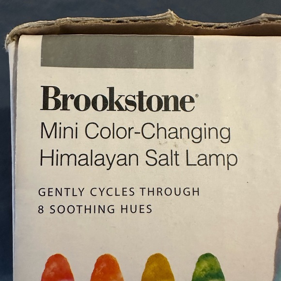 Brookstone Mini Color-Changing Himalayan Salt Lamp - Picture 5 of 5